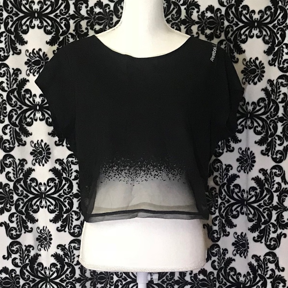 Dance Mesh Gym Crop Top